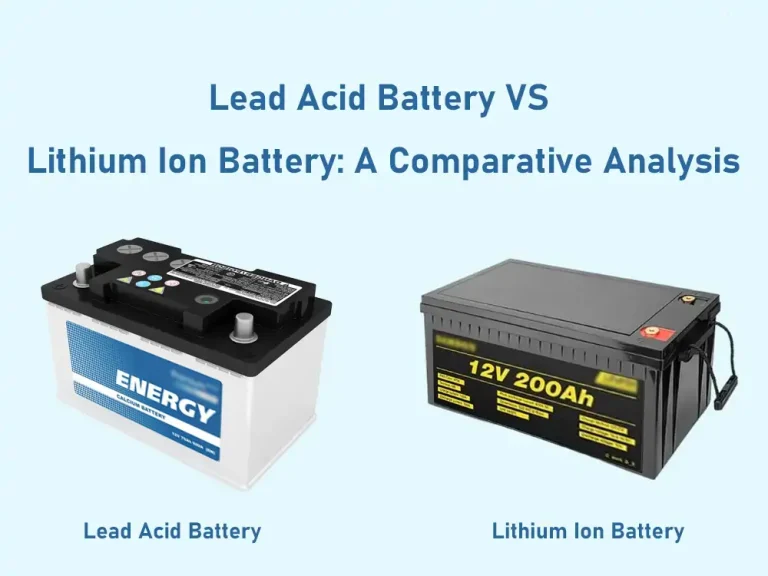 lead acid battery vs lithium ion battery